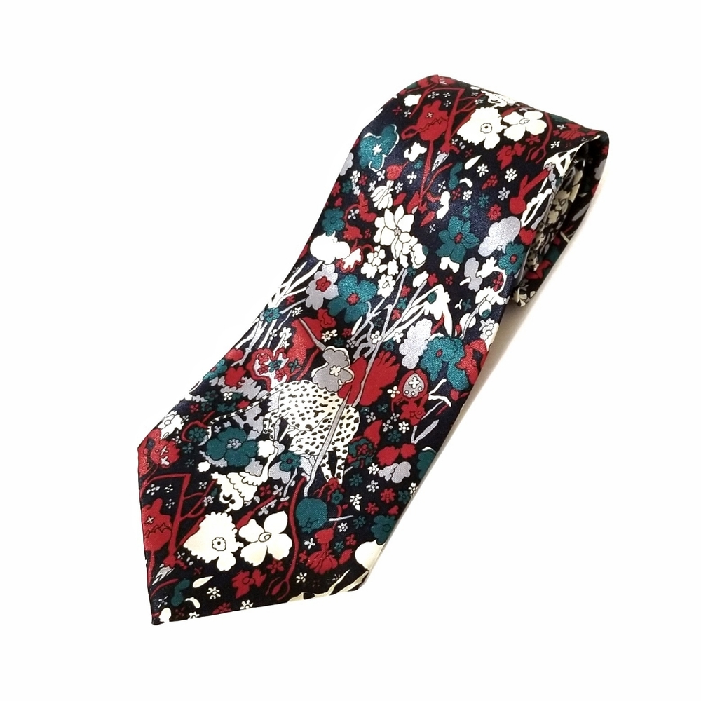 Duomo Milano Italian handmade silk tie NWOT